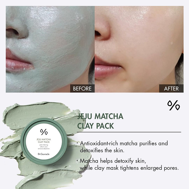 Jeju Matcha Clay Pack