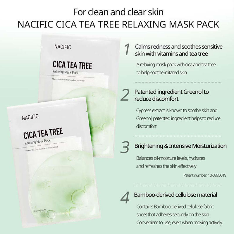 Cica Tea Tree Relaxing Mask