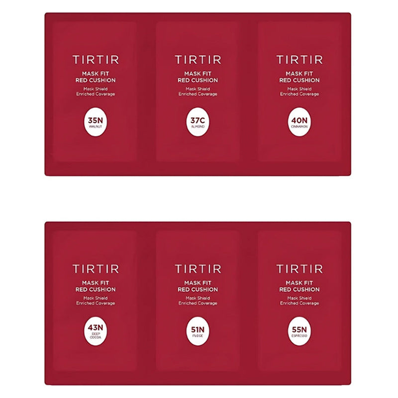 Mask Fit Red Cushion 6 Shade Trial Kit