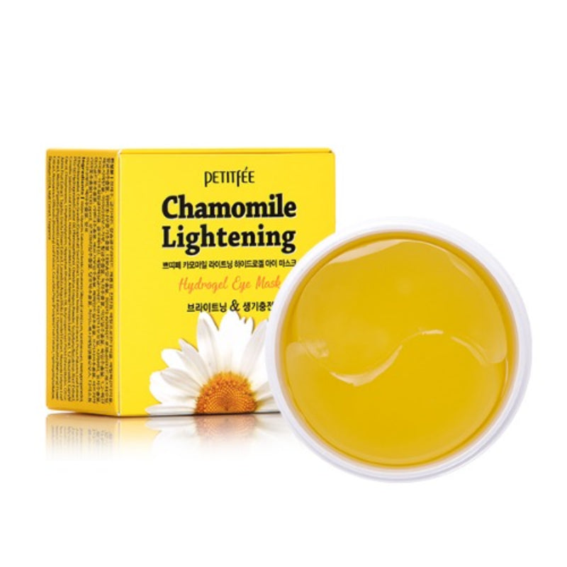 Petitfee Chamomaile Lightening Hydrogel Eye Mask - Korean-Skincare