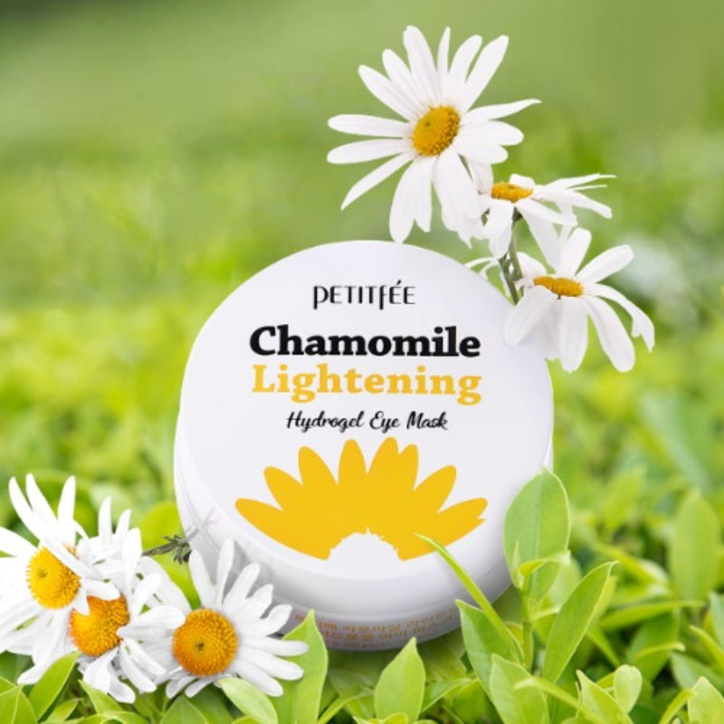 Petitfee Chamomaile Lightening Hydrogel Eye Mask - Korean-Skincare