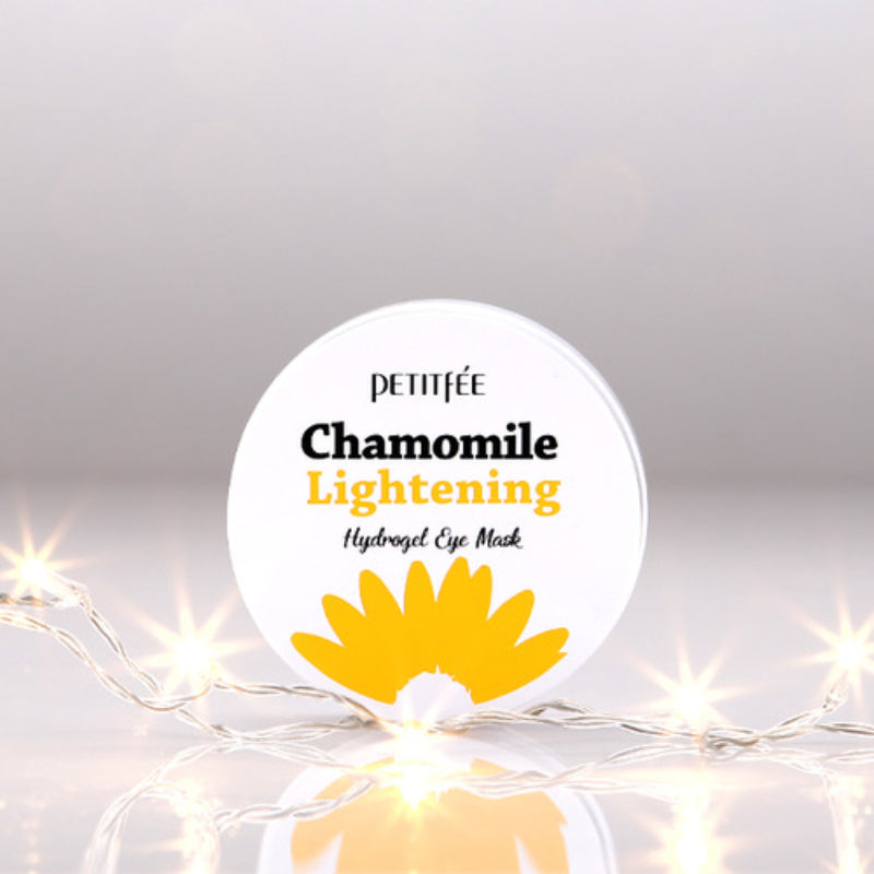 Petitfee Chamomaile Lightening Hydrogel Eye Mask - Korean-Skincare