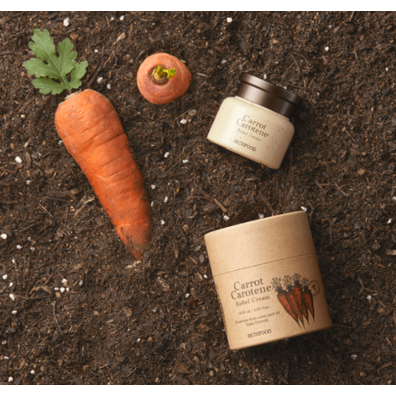 Skinfood Carrot Carotene Relief Cream - Korean-Skincare