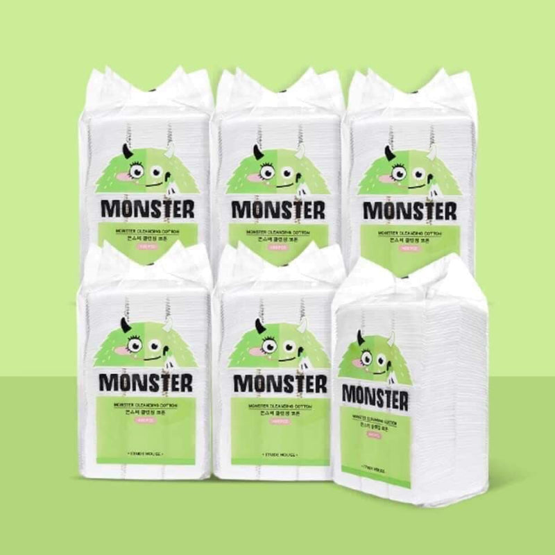  Monster Cleansing Cotton - Korean-Skincare