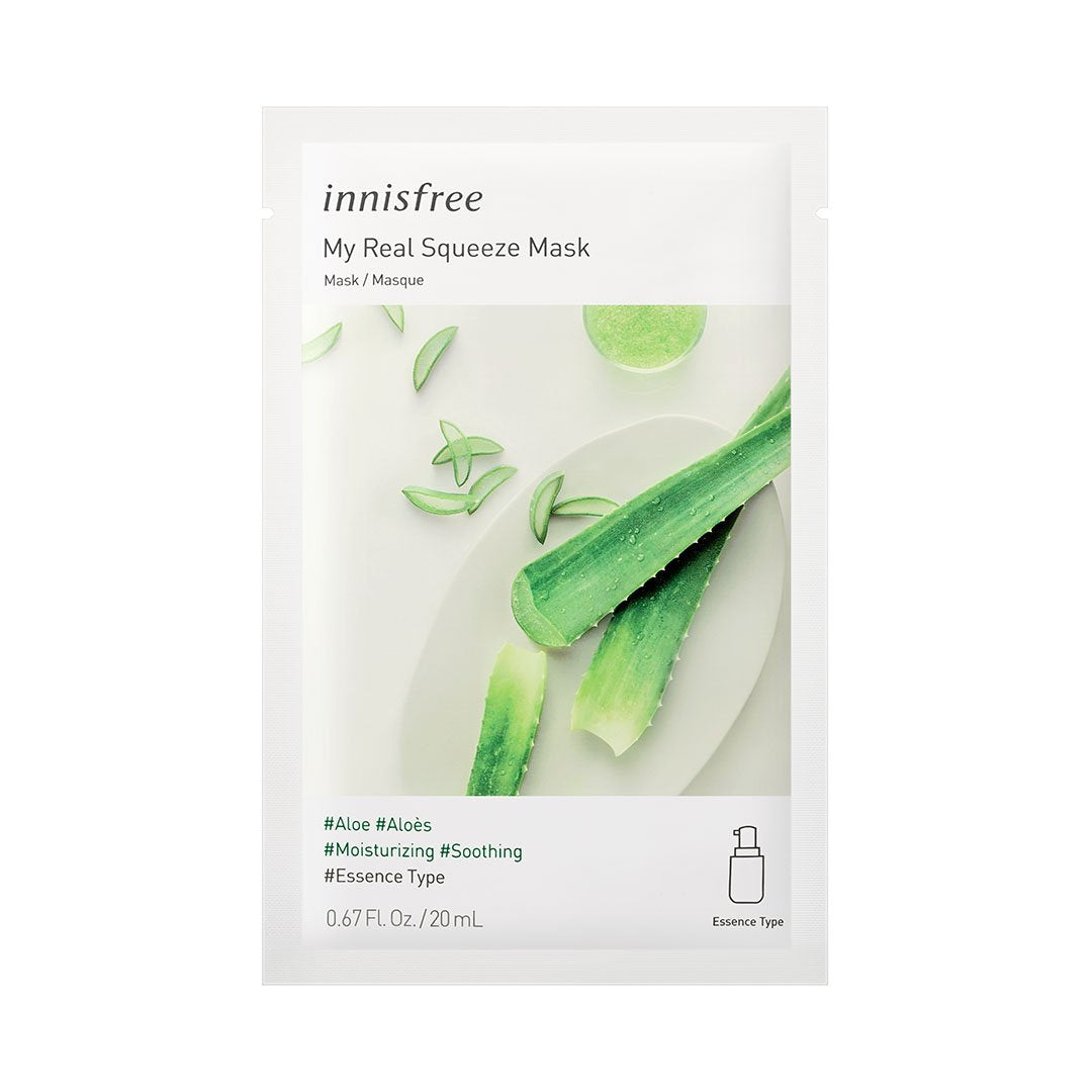 Innisfree My Real Squeeze Mask - Korean-Skincare