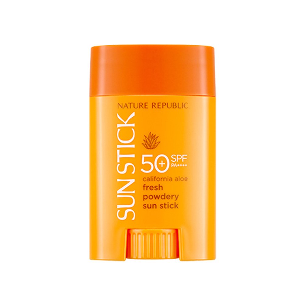 Nature Republic California Aloe fresh powdery sun stick SPF50+ PA++++ - Korean-Skincare