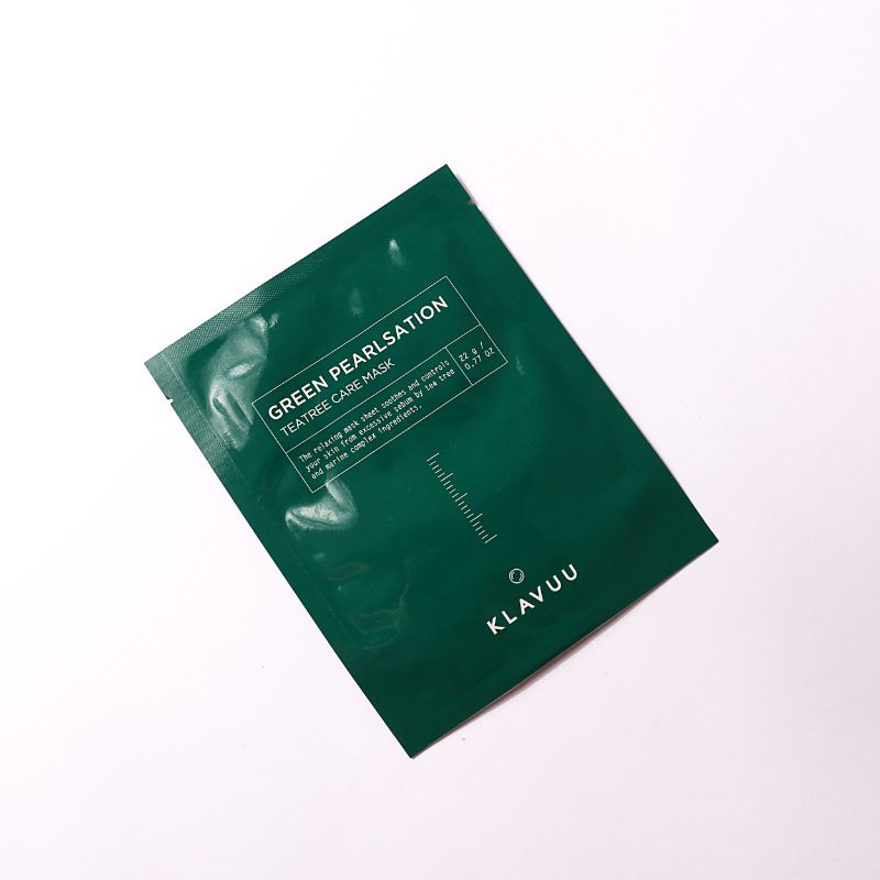 Klavuu Green Pearlsation TeaTree Care Mask - Korean-Skincare