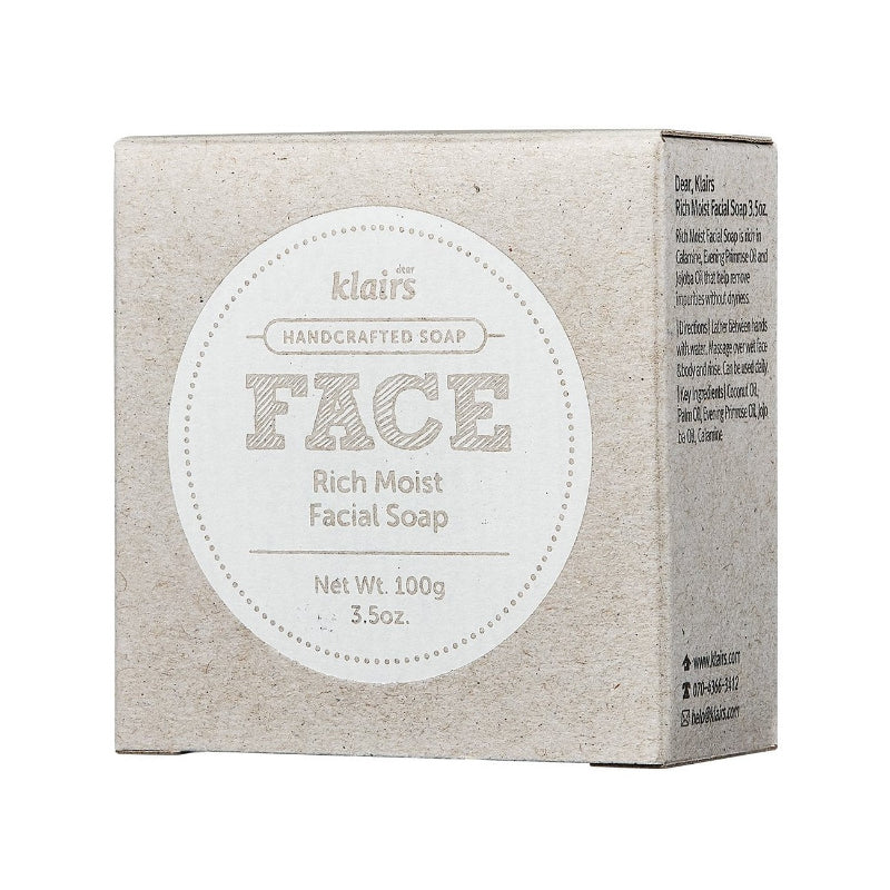 Klairs Rich Moist Facial Soap - Korean-Skincare