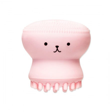 Etude House Exfoliating Jellyfish silicon brush - Korean-Skincare